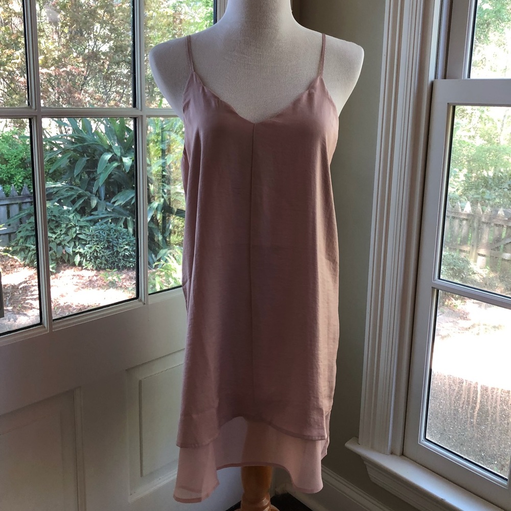 Melrose & Market size medium pink slip dress
